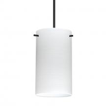 Besa Lighting 1XT-4404KR-BK-L - Besa Stilo 7 Pendant Black Chalk 1x50W Halogen, 15Ft. Cord