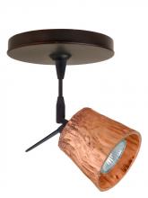 Besa Lighting 1SP-5145CF-BR - Besa Spotlight Nico 3 Bronze Stone Copper Foil 1x50W Halogen Mr16