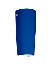 Besa Lighting 7041CM-LED-SN - Besa Tomas LED Wall Cobalt Blue Matte Satin Nickel 1x8W LED