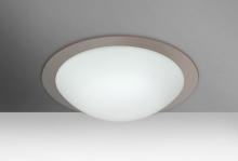 Besa Lighting 977202C - Besa Ceiling Ring 13 White/Transparent Smoke 1x60W Medium Base