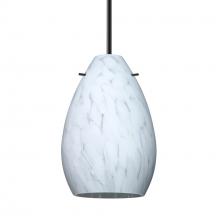 Besa Lighting B-171319-LED-BK - Besa Pendant for Multiport Canopy Pera 6, Black Finish, Carrera 1x5W LED