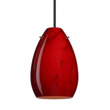 Besa Lighting B-1713MA-LED-BK - Besa Pendant for Multiport Canopy Pera 6, Black Finish, Magma 1x5W LED