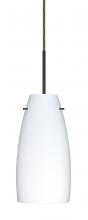 Besa Lighting J-151207-LED-BR - Besa Tao 10 LED Pendant For Multiport Canopy Opal Matte Bronze 1x9W LED