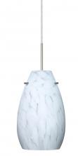 Besa Lighting J-412619-LED-SN - Besa Pera 9 LED Pendant For Multiport Canopy Carrera Satin Nickel 1x9W LED