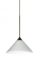 Besa Lighting RXP-282453-BR - Besa Pendant Kona Bronze White Starpoint 1x50W Halogen