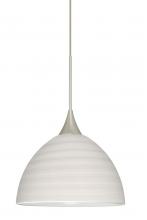 Besa Lighting X-4679KR-LED-SN - Besa Pendant For Multiport Canopy Brella Satin Nickel Chalk 1x5W LED