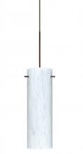 Besa Lighting X-493019-BR-277 - Besa Copa Pendant for Multiport Canopy, Carrera, Bronze, 1x50W Halogen, 277V