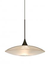 Besa Lighting X-6294GD-LED-BR - Besa Pendant For Multiport Canopy Spazio Bronze Gold/Frost 1x5W LED