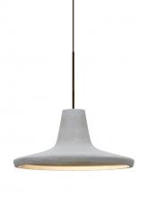 Besa Lighting X-MODUSNA-LED-BR - Besa Modus Cord Pendant For Multiport Canopy, Natural, Bronze Finish, 1x9W LED