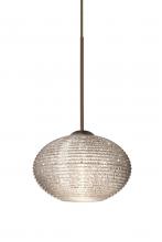 Besa Lighting XP-5612GL-BR - Besa Pendant Lasso Bronze Glitter 1x50W Halogen