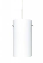 Besa Lighting 1VC-412007-LED-WH - Besa Tondo 12 LED Pendant Opal Matte White 1x10W GU24 LED