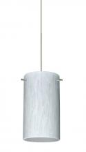 Besa Lighting 1XT-440419-LED-SN - Besa Stilo 7 Pendant Carrera Satin Nickel 1x5W LED