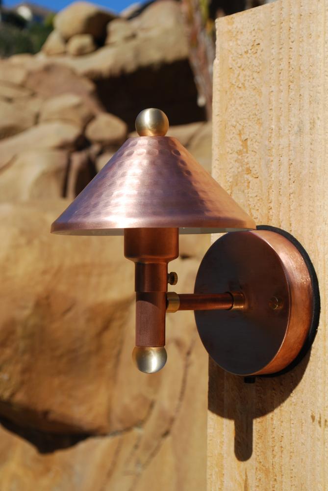 Copper Outdoor Wall Light