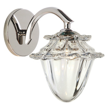 Stone Lighting WS155CRPNL2 - Wall Sconce Acorn Clear Polished Nickel LED G4 JC 2W