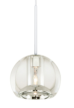 Stone Lighting PD093CRWHX2M - Pendant Gracie Crystal Clear White Cord G4 Hal 20W 350lm Monopoint