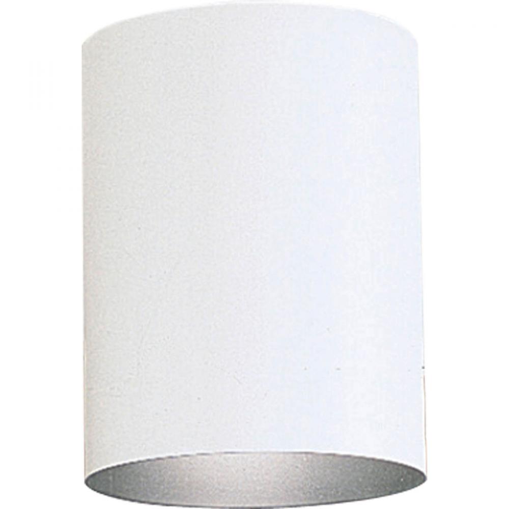 5" White Outdoor Ceiling Mount Cylinder