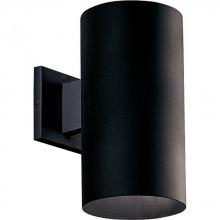 Progress P5641-31 - 6" Black Outdoor Wall Cylinder