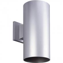 Progress P5641-82 - 6" Metallic Gray Outdoor Wall Cylinder