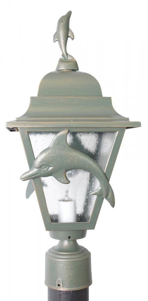 Americana Collection Dolphin Series Model DL1770 Medium Outdoor Wall Lantern
