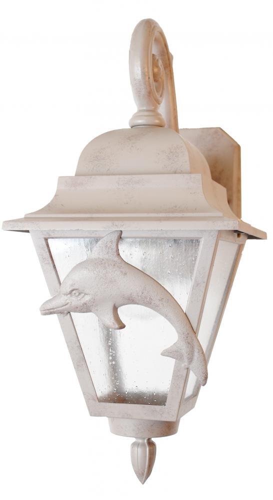 Americana Collection Dolphin Series Model DL177066 Medium Outdoor Wall Lantern