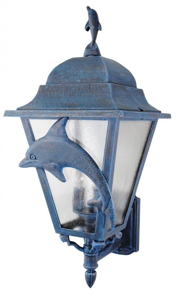 Americana Collection Dolphin Series Model DL1799 Large Outdoor Wall Lantern