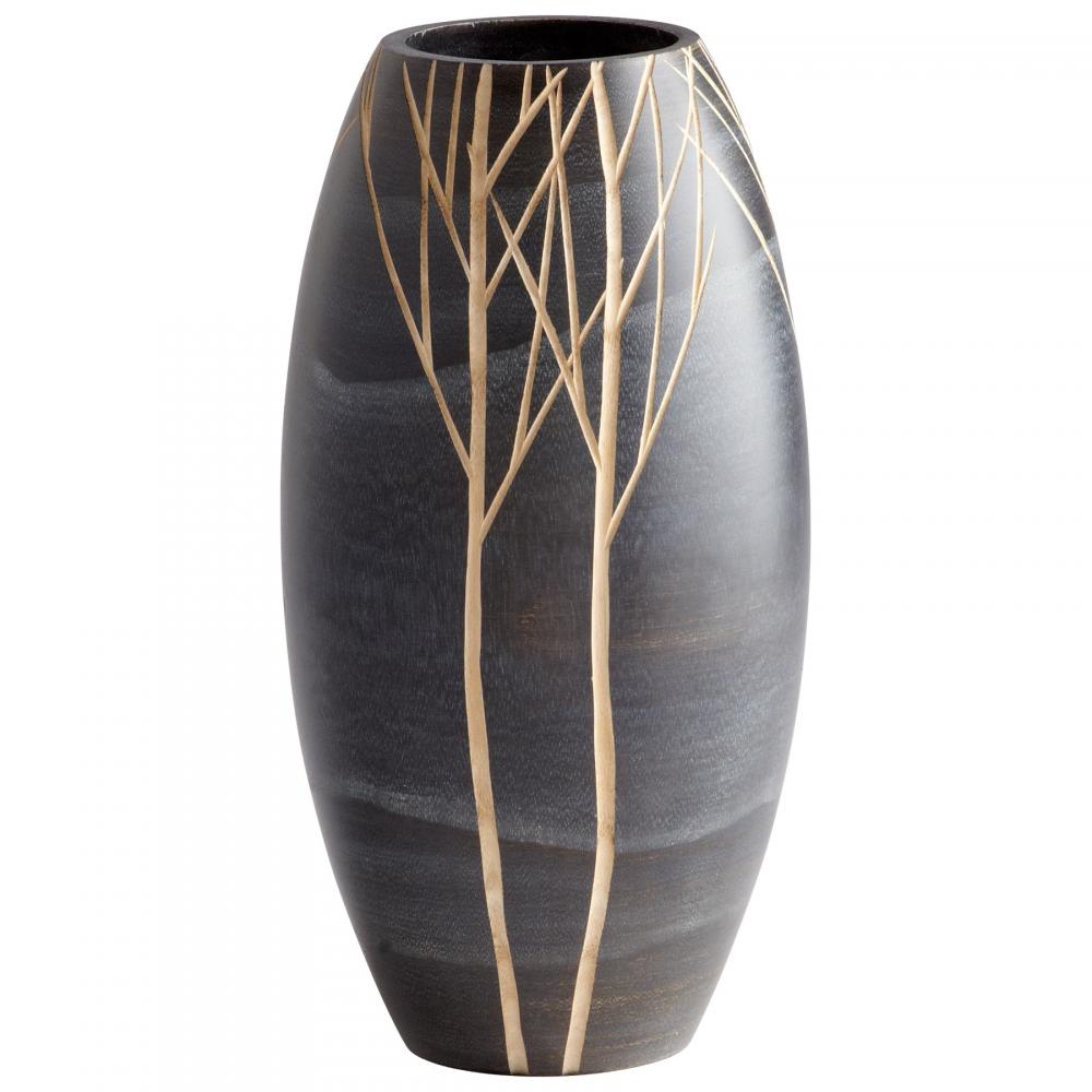 Onyx Winter Vase|Black-SM