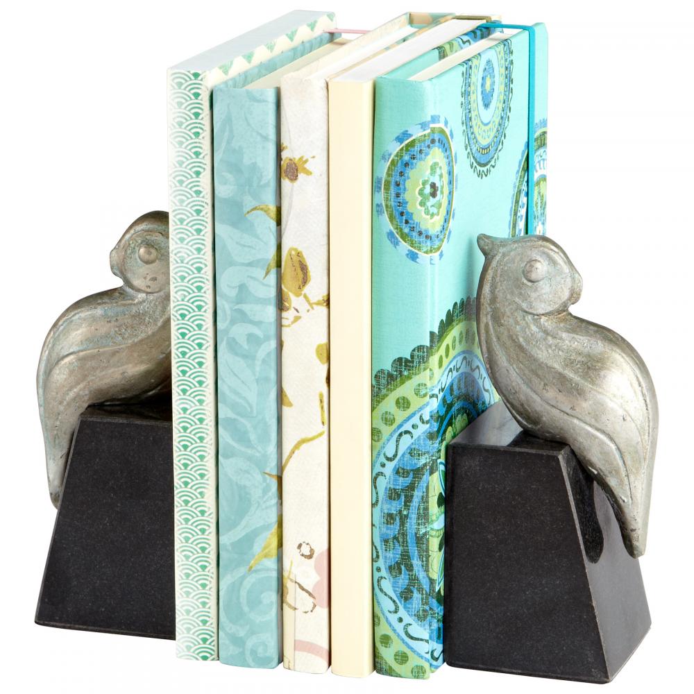 Perched Bird Bookends