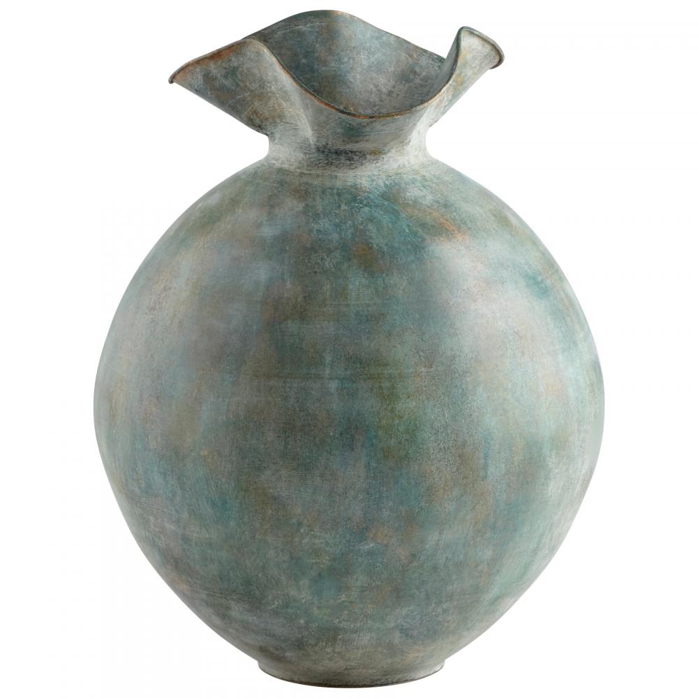 Pluto Vase|Gold Patina-LG