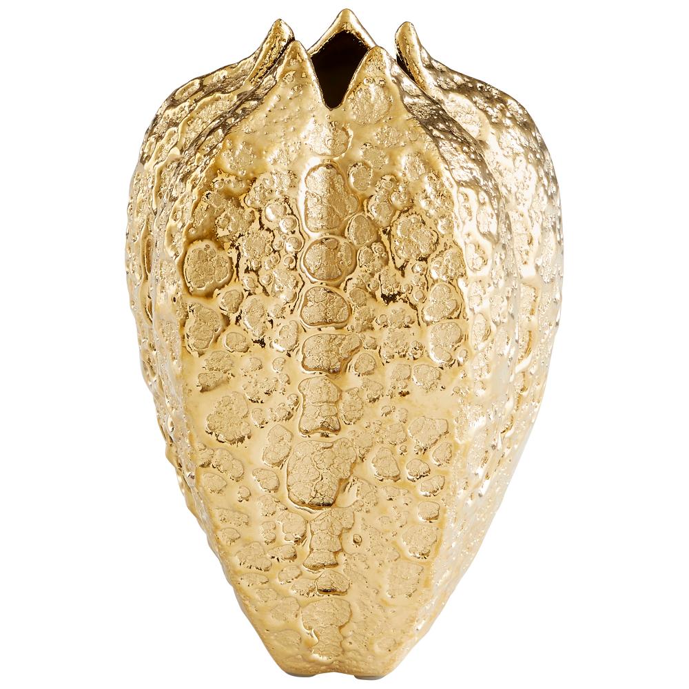 Pores Vase | Gold -Medium