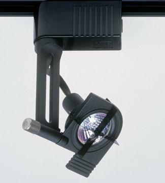 PLC Track Lighting 1 Light Target Collection TR800 BK