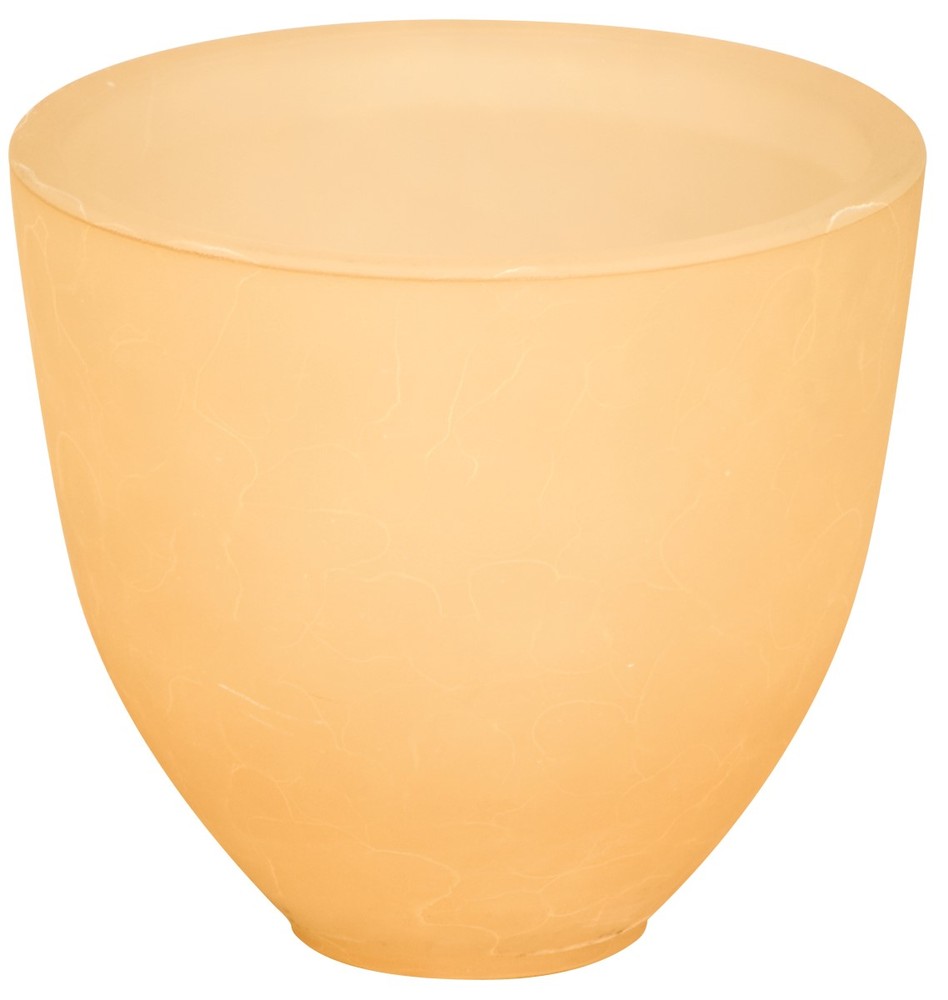2 1/4" Fan Glass, Cone Shaped in Tea-Stain