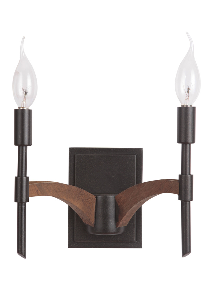 2 Light Wall Sconce