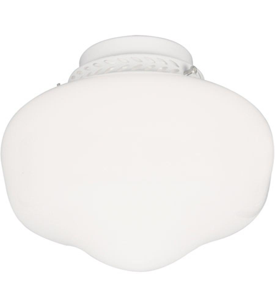 1 Light Bowl Light Kit in white