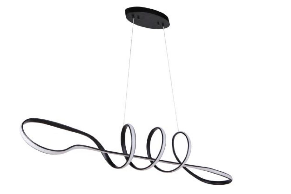 Pulse Dimmable LED Island in Flat Black
