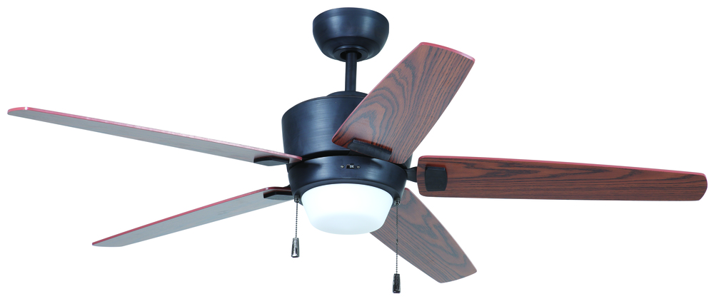 Atara 52" Ceiling Fan with Blades and Light in Aged Bronze Brushed