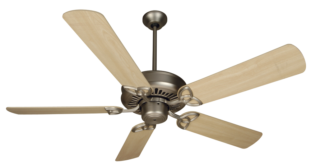 American Tradition 52" Ceiling Fan Kit in Brushed Satin Nickel