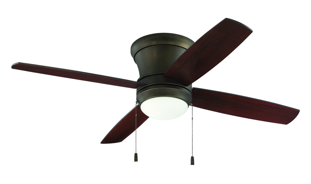 Laval 44" Hugger Ceiling Fan with Blades and Light in Espresso