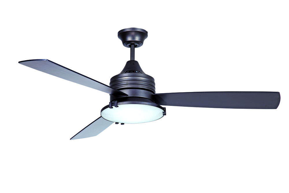Regatto 54" Ceiling Fan with Blades and Light in Espresso