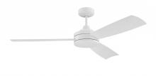 Craftmade INS54W3 - 54" Inspo Indoor/Outdoor (Damp) in White w/ White Blades