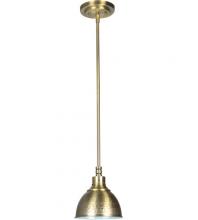 Craftmade 35991-LB - Timarron 1 Light Mini Pendant in Legacy Brass
