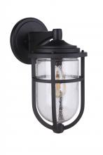 Craftmade ZA4714-MN - Voyage 1 Light Medium Outdoor Wall Lantern in Midnight