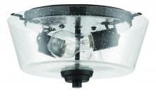 Craftmade 41982-ESP-CS - Grace 2 Light Flushmount in Espresso (Clear Seeded Glass)