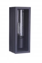 Craftmade ZA2800-TB - Carmel 1 Light Small Outdoor Wall Lantern in Textured Black