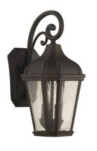 Craftmade ZA3014-TB - Briarwick 2 Light Medium Outdoor Wall Lantern in Textured Black