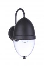 Craftmade ZA3524-MN - Sivo 1 Light Medium Outdoor Wall Lantern in Midnight