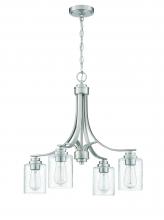 Craftmade 50524-BNK - Bolden 4 Light Chandelier in Brushed Polished Nickel