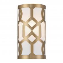 Crystorama 2262-AG - Libby Langdon Jennings 1 Light Aged Brass Sconce