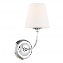 Crystorama 2441-OP-CH - Libby Langdon Sylvan 1 Light Polished Chrome Sconce