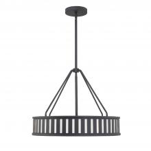 Crystorama KEN-8304-BF - Kendal 4 Light Black Forged Chandelier