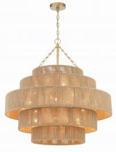 Crystorama SHY-10909-SG - Shyla 20 Light Soft Gold Chandelier